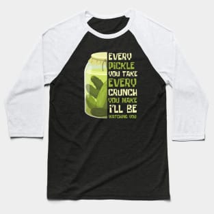 I Love Pickles Funny Pickle Song Baseball T-Shirt